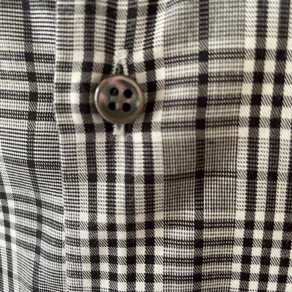 Hugo Boss Monochrome Checkered Shirt - Picture 4 of 7